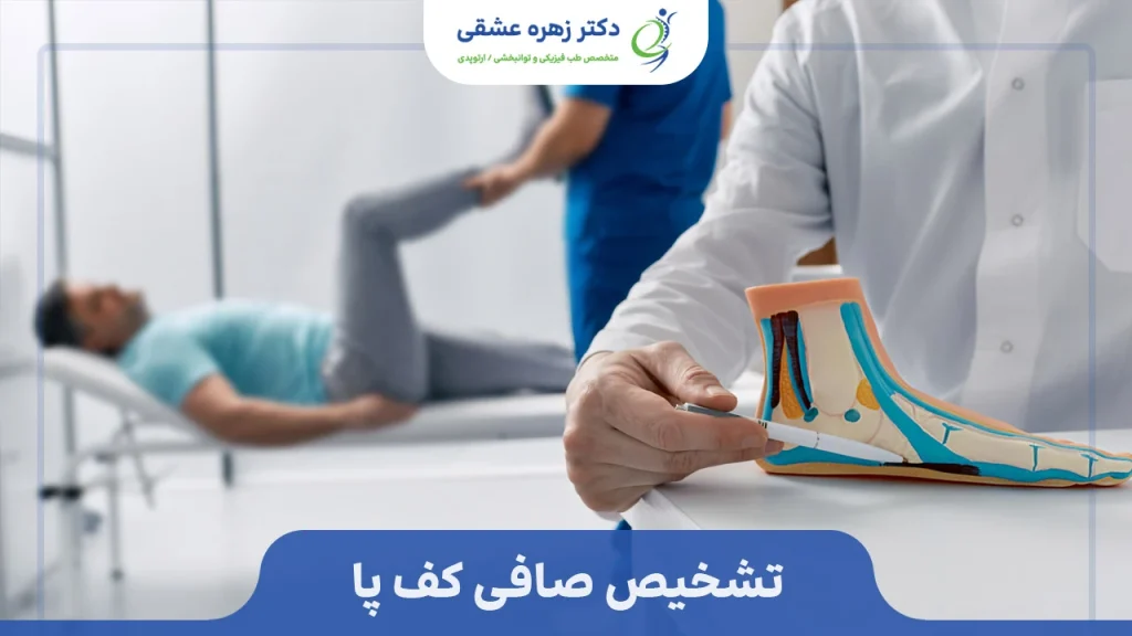 تشخیص صافی کف پا